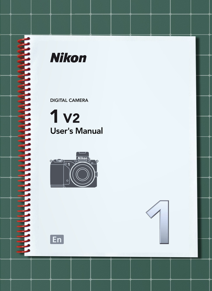 Nikon 1 V2 — User Manual Owners Guide Reference — 103 Pages — USA Made