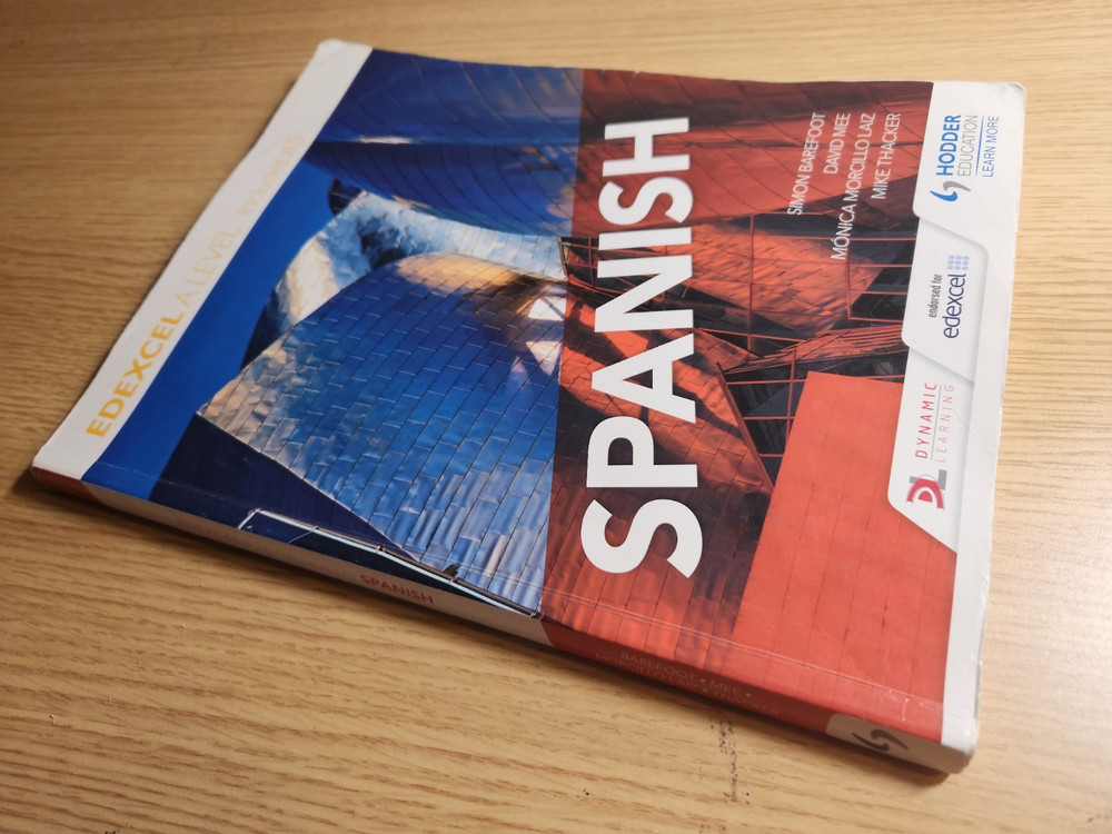 EDEXCEL A & AS LEVEL SPANISH - SPANISH LANGUAGE TEXTBOOK - Good Cond