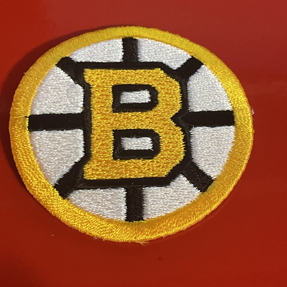 Boston Bruins Centennial and 2025-Present “B” Logo Patch Embroidered 2” Iron On