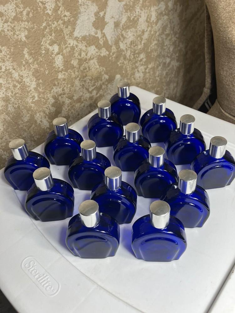 Small Empty Colbert Blue Pre-Owned Bottles