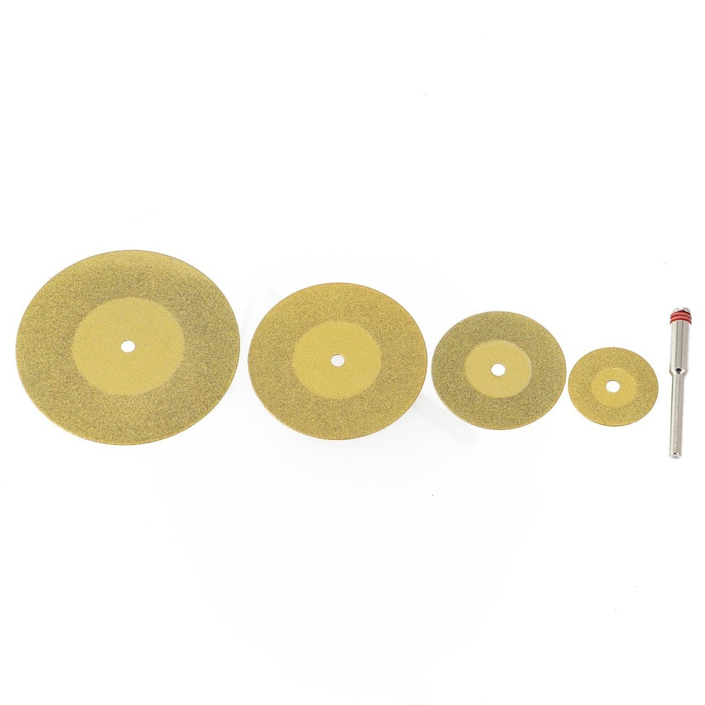5pcs Mini Diamond Cutting Disc For Rotary Tools TiN Coated Circular Saw Blade