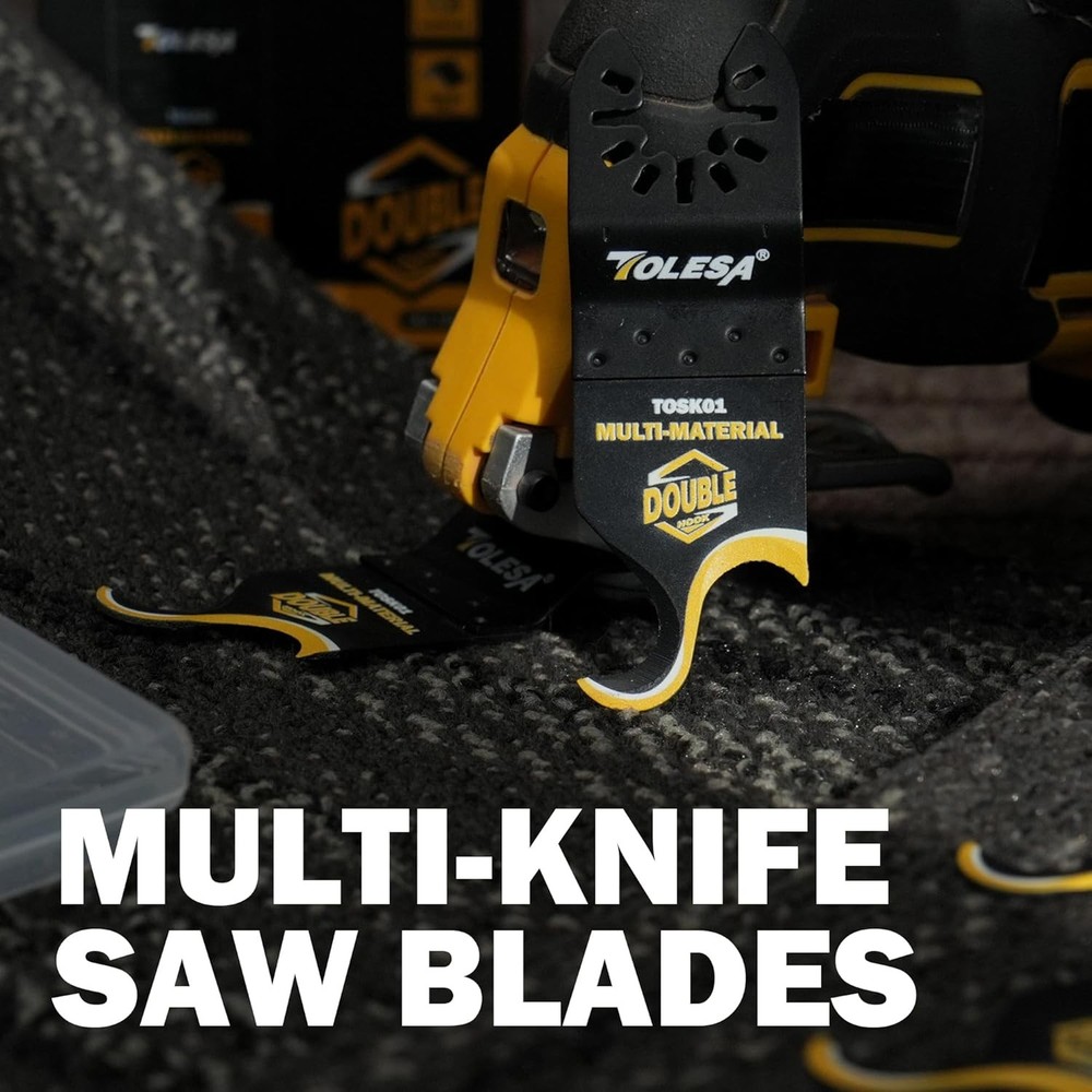 Oscillating Multi Tool Hook Knife Blade, 5 PCS Multitool Saw Blades