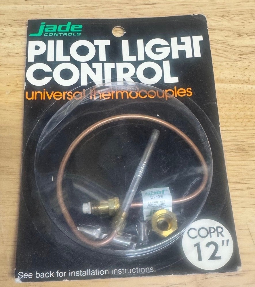 jade pilot light control 12" copper lot of 2