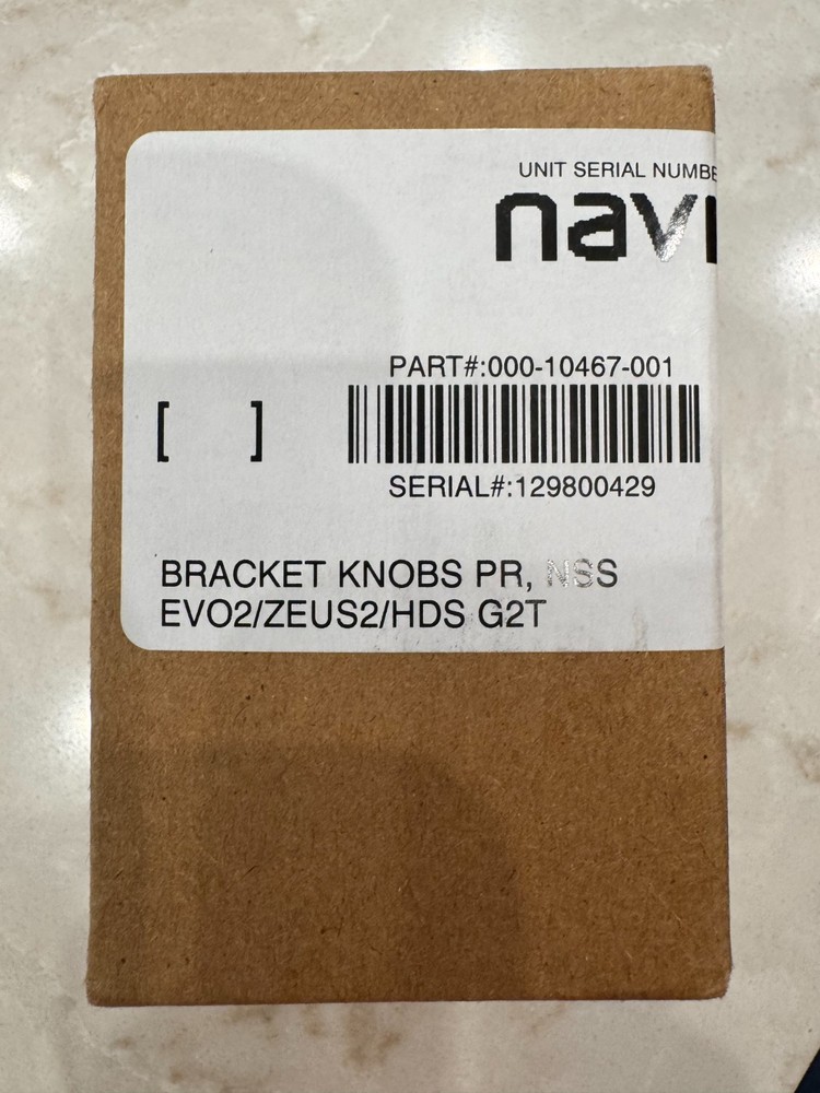 2 LOWRANCE GIMBAL BRACKET KNOBS 000-10467-001