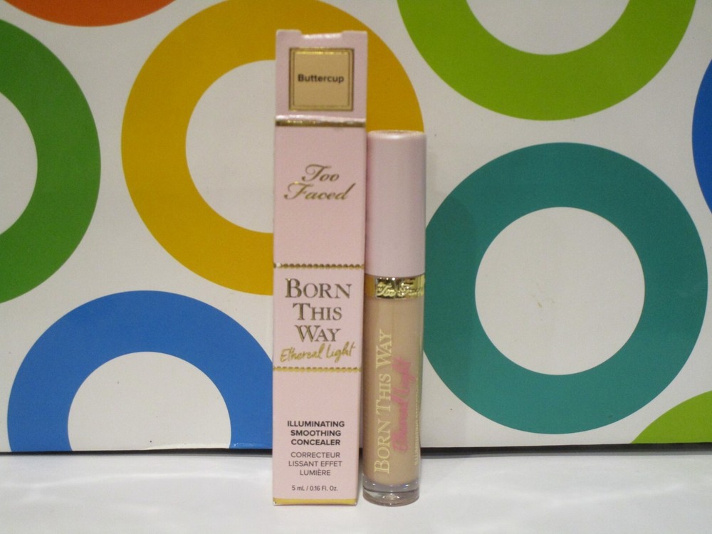 TOO FACED ~ BORN THIS WAY ETHEREAL LIGHT SMOOTHING CONCEALER ~ BUTTERCUP