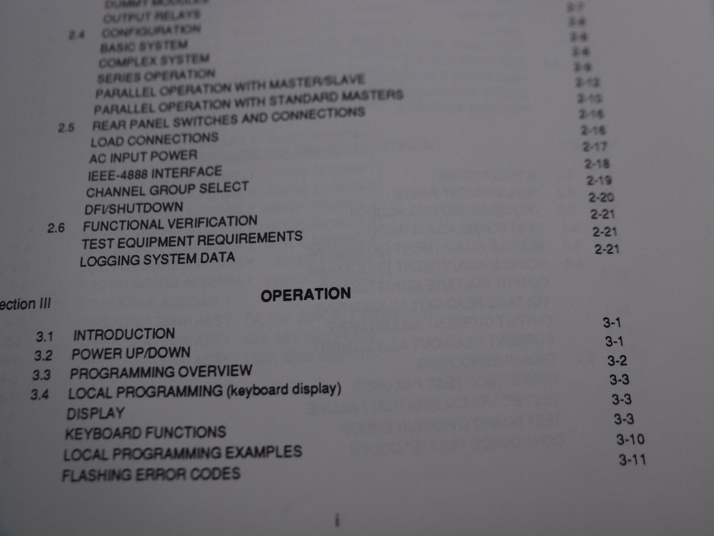 Elgar AT8000 Programmable DC System Manual M699961-02