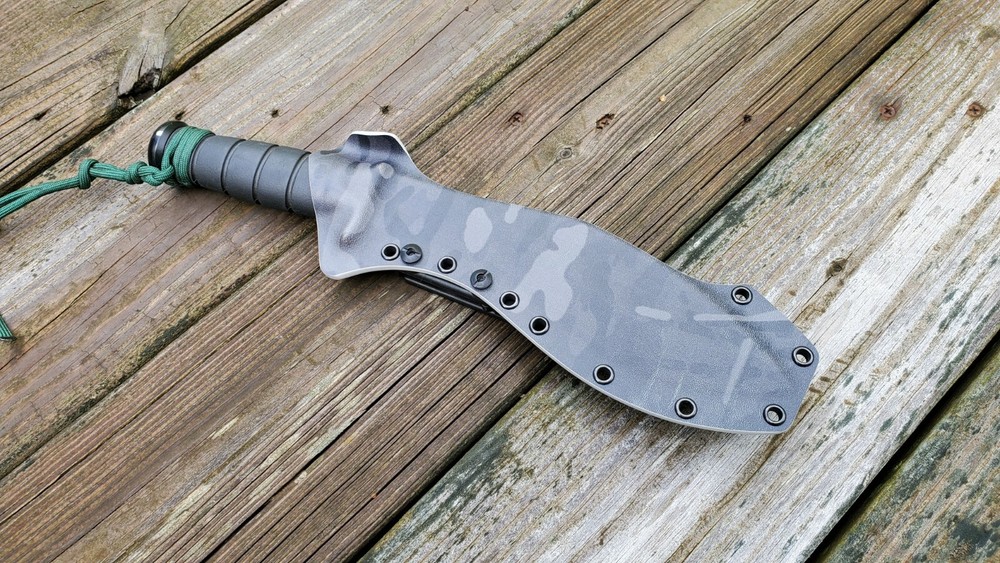 KA-BAR Combat Kukri model 1280 CUSTOM kydex sheath