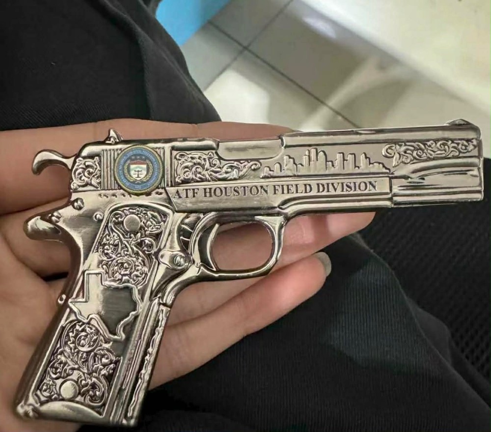 ATF HOUSTON FIELD OFFICE DIVISION GUN CHALLENGE COIN