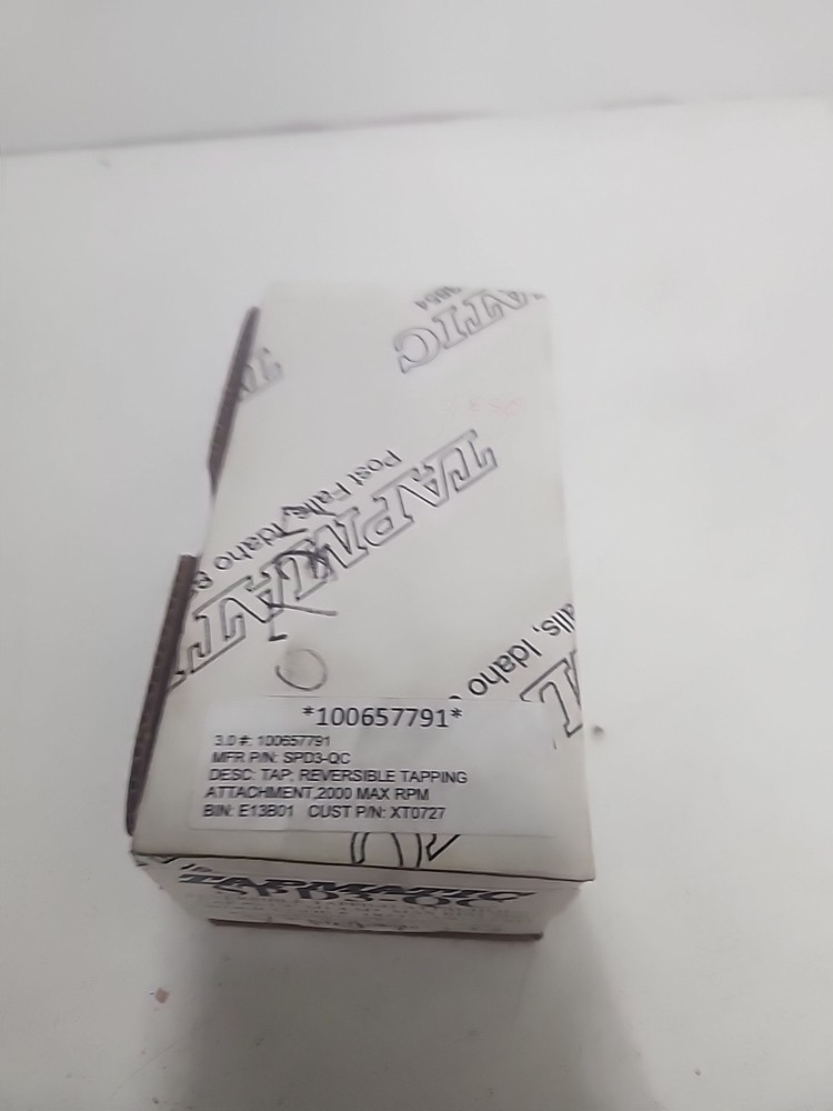 TAPMATIC SPD3-QC Reversible Tapping Attachment **NOS**