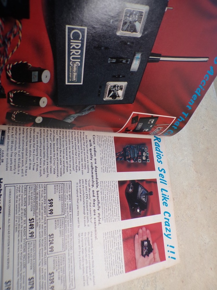 R/C Modeler August 1976 RC Modeler Plans Ads
