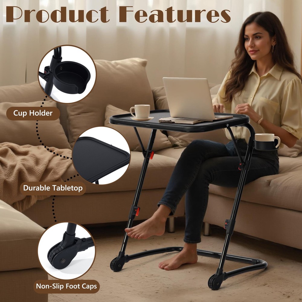 Height Adjustable Drafting Table, Tilting Table Top for Teen