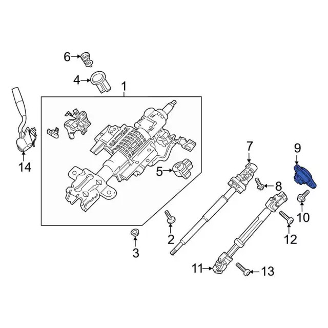 Genuine Ford Steering Coupling Boot FL3Z3D677D