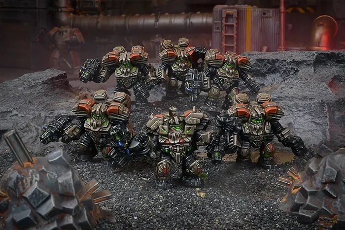 Firefight: Forge Father - Hammerfist drop troop team
