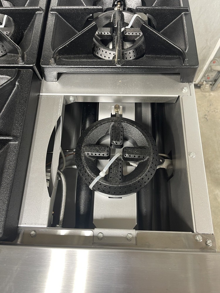 10 Burner Gas Range Heavy Duty High BTU Sauté Range