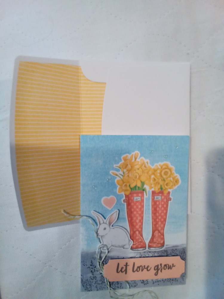 Set of 4 handmade note cards with envelopes