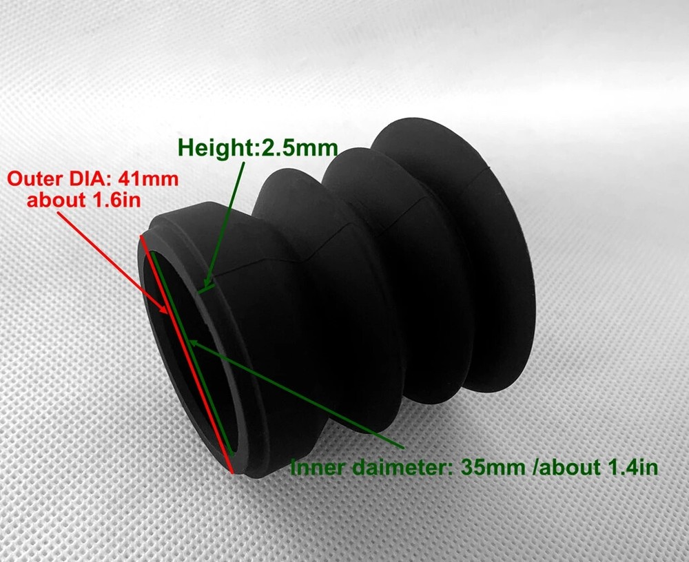 2PCS 35-40mm Rubber Eyepiece Cup Night Vision Scope Binoculars Eye Guard Shield