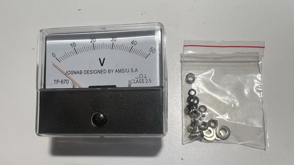 Josnab PANEL METER MODEL TP-670 DC 50V