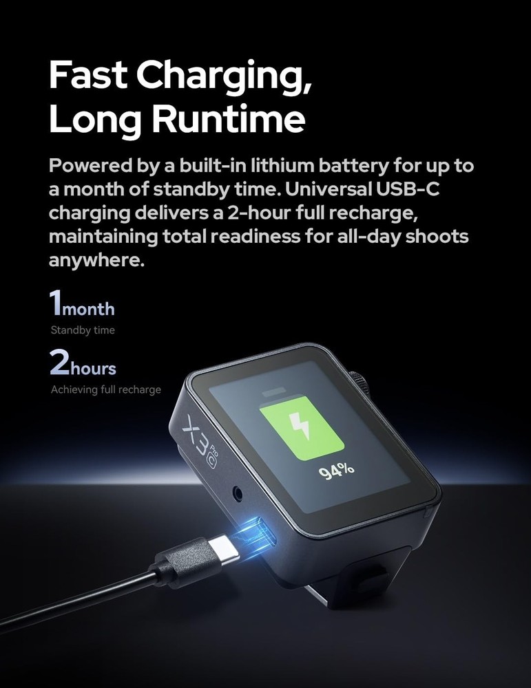 X3 PRO S Shutter Control Flash Trigger (𝐗𝟑-𝐒 𝐔𝐩𝐠𝐫𝐚𝐝𝐞) for Sony Blue...