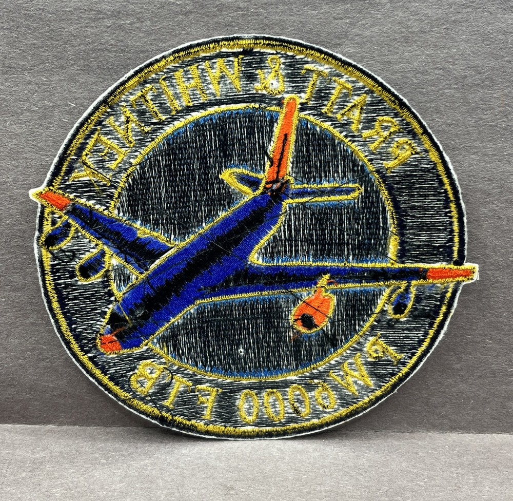 Pratt & Whitney PW6000 FTB Patch 4" Iron On Flight Test