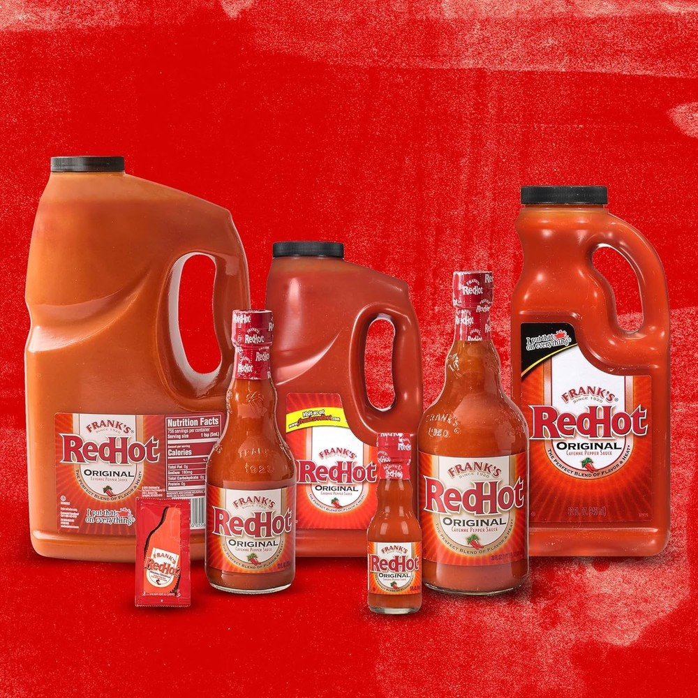 Franks RedHot Cayenne Pepper Sauce, 12 oz - Kosher, Delight