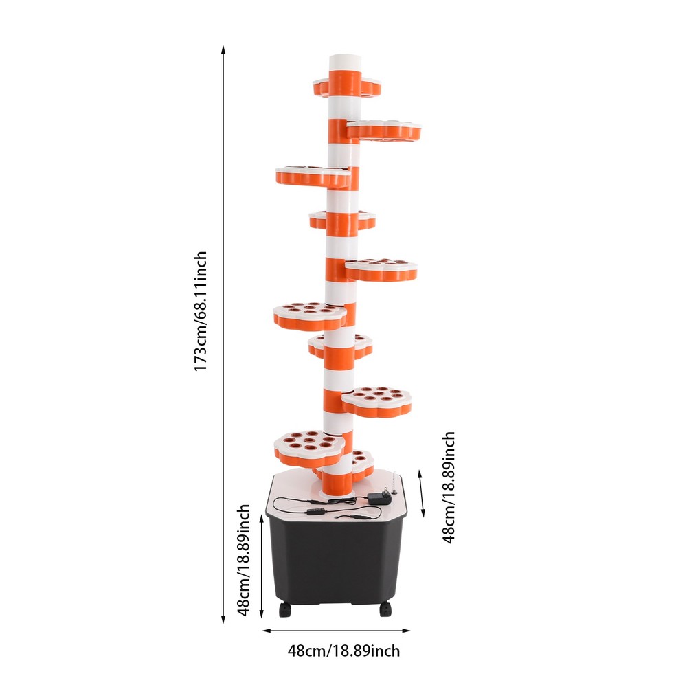 Hydroponic Grow Tower Vertical Hydroponic Planter with Time Soilless Device Set