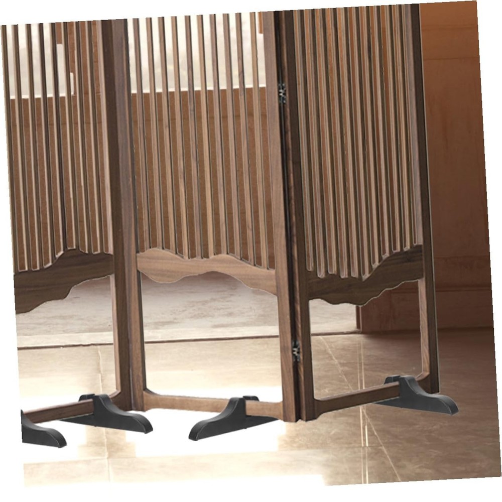 4 PCS Divider Stabilizer Feet Folding Screen Partition Base Support Clip Office