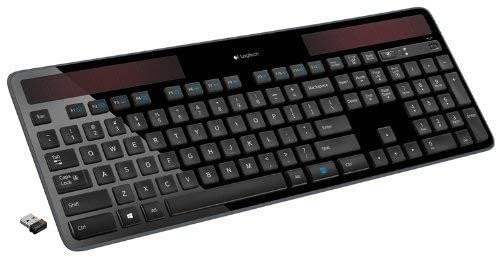 Logitech K750 Wireless Solar Keyboard for Windows Solar Recharging Keyboard...