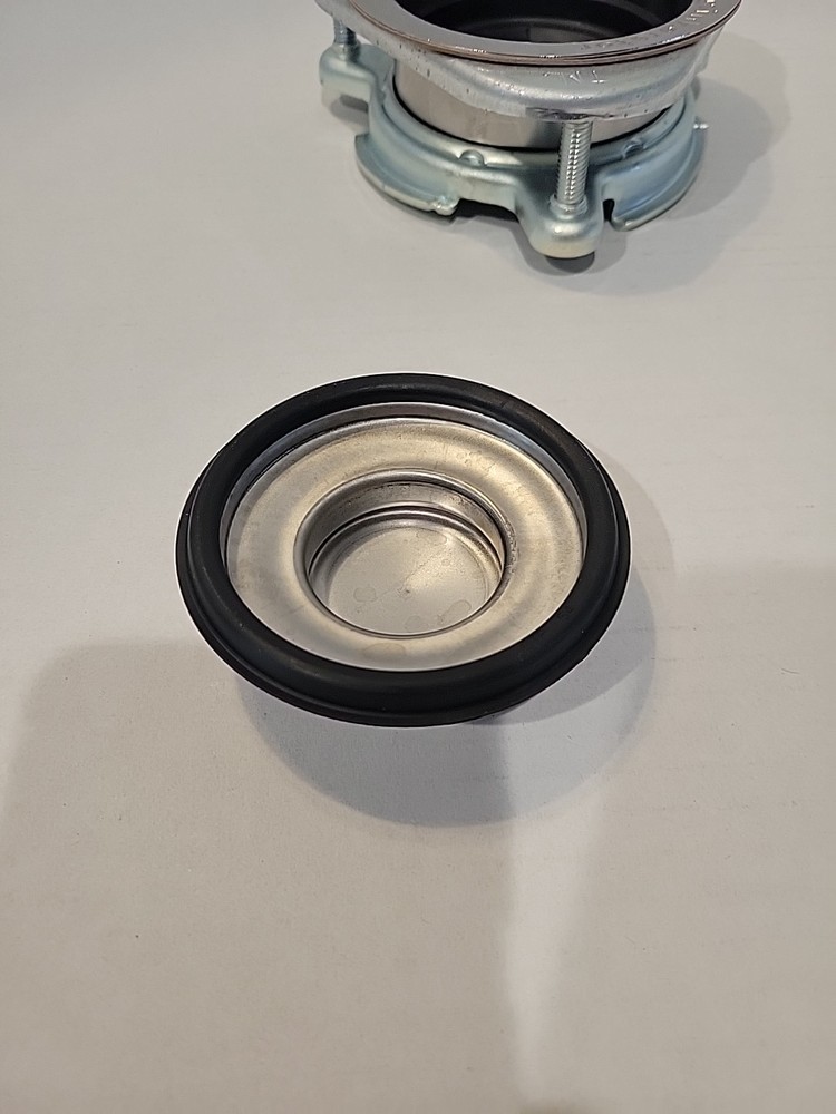 InSinkErator Garbage Disposal Sink Drain Adapter & Black Stopper Locking Flange