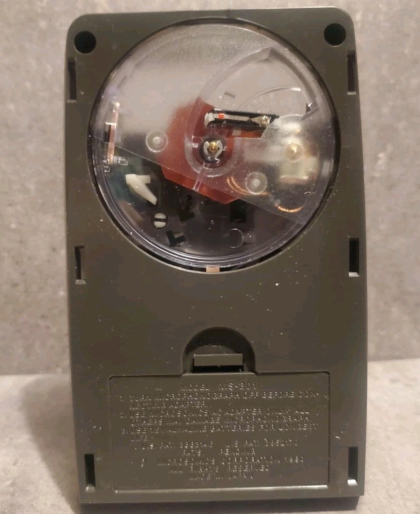 Vintage Microsonics Microphongraphs MS-301 w/Box Untested! Free Shipping!