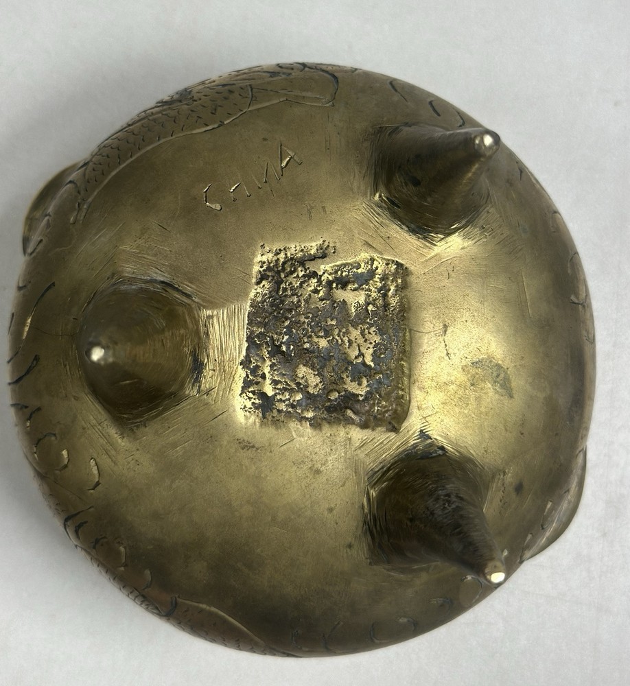 Antique Brass Chinese Incense Burner