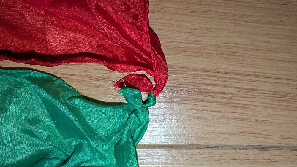 Magic handkerchiefs - fold up very small, can make appear easily
