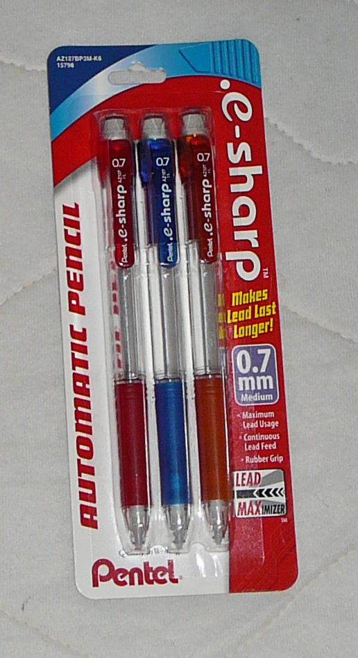 Lot Pentel e-Sharp Automatic Lead Mechanical Pencil 0.7 mm