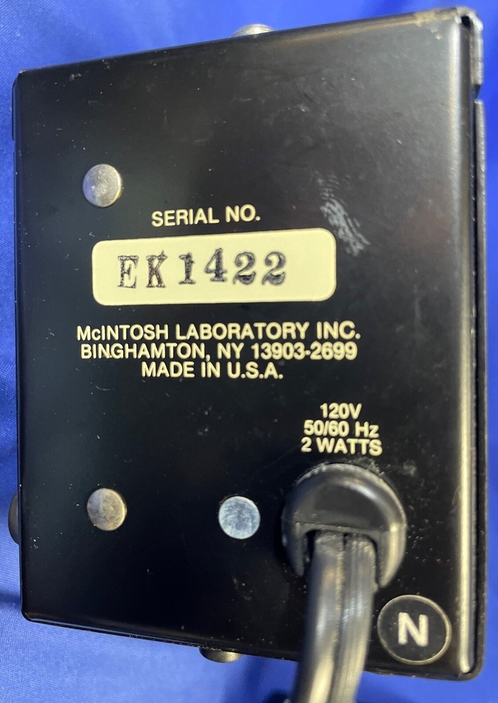 MCINTOSH R606, Vintage Multiple Sensor Adaptor- 6 Inputs to 1 Output.