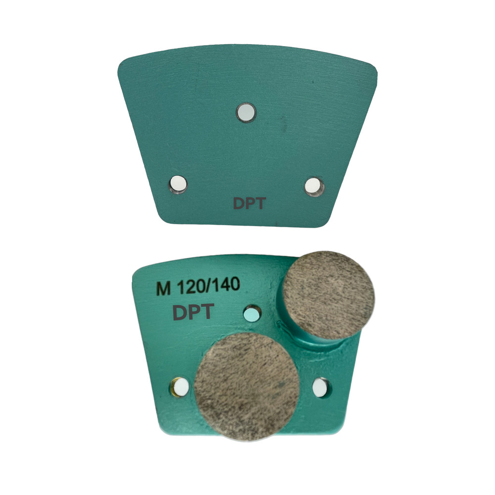 Trapezoidal Grinding Disc Medium Bond for Bolt on Concrete Grinders 140 Grit