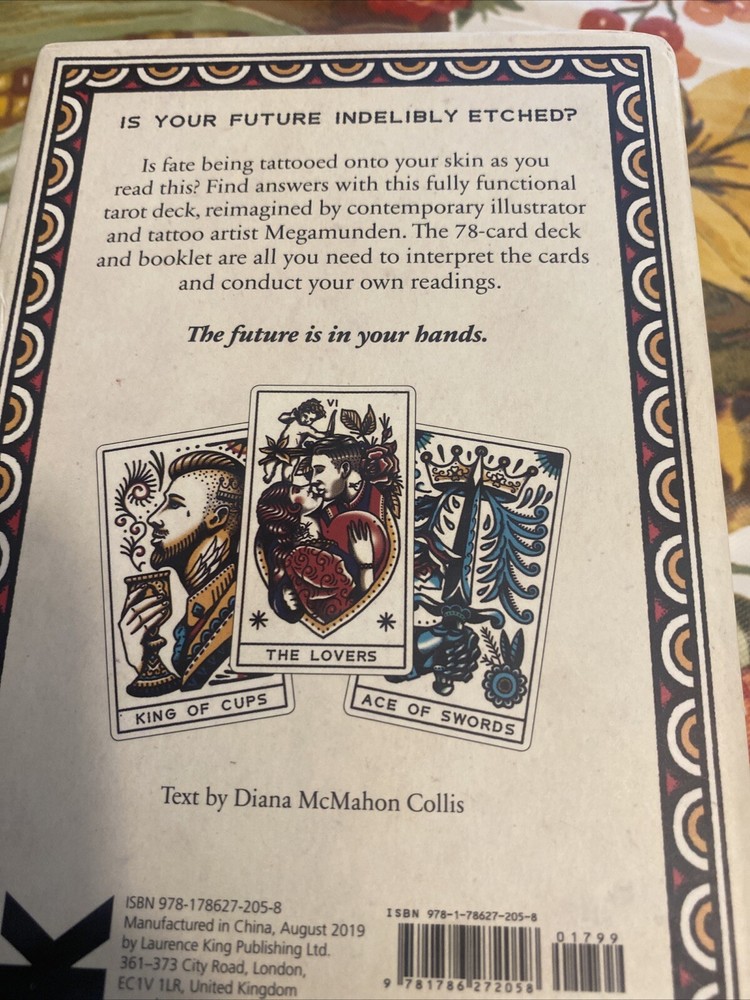 Tattoo Tarot Ink and Intuition Tarot Deck-no Book