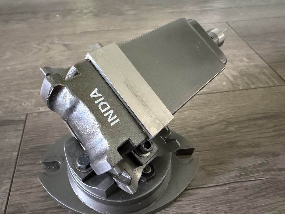 Precision Milling Machine 2" Vise 3 Way Swivel Angle Table Vise (Missing Handle)