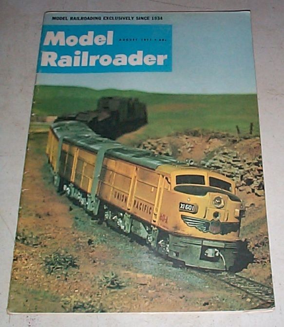 Model Railroader Magazine August, 1971