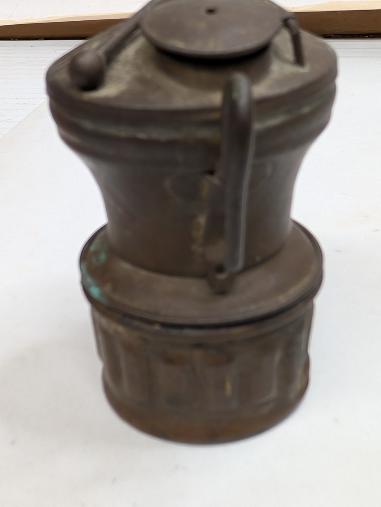 Antique Auto Lite / Miners Lamp Missing Reflector AS IS USED & Dented