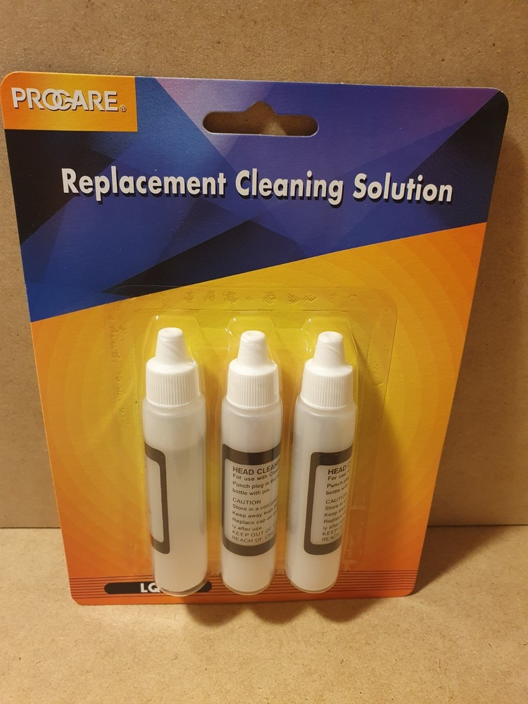 3x 20ml VHS VCR Head Cleaner Replacement Cleaning Fluid Solution