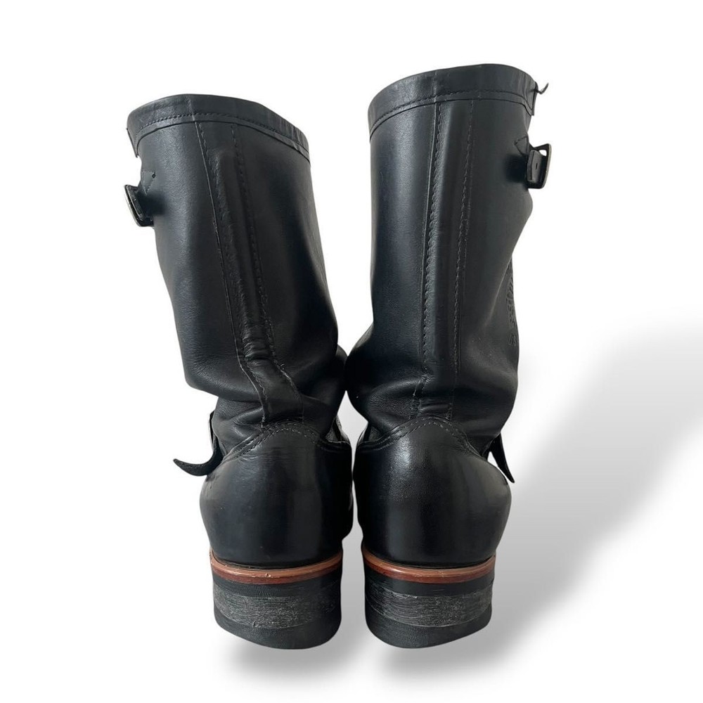 Chippewa Boots 27899 Leather Black Engineer Boots Size 10E