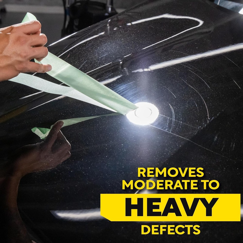 Meguiar's Mirror Glaze M105 Ultra-Cut Compound, Car Rubbing Compound for 8 Oz