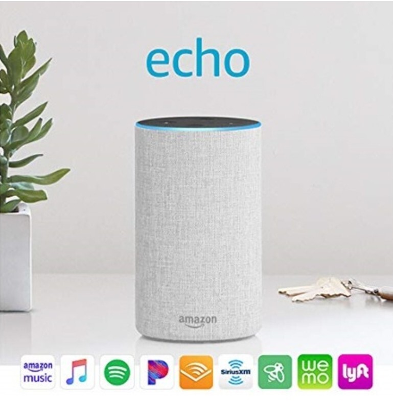 🔥 Amazon Echo 2nd Gen Alexa Smart Speaker, Gray, US Version | Certified Return