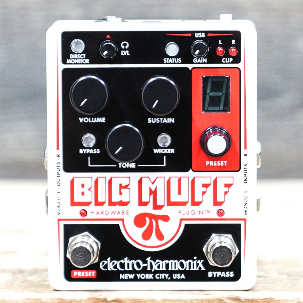 Electro-Harmonix Big Muff Pi Hardware Plugin Analog with Digital Control Pedal
