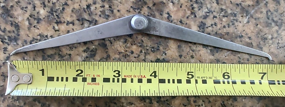 🗽VINTAGE STEVENS A&T CO. 6" ID/OD CALIPER