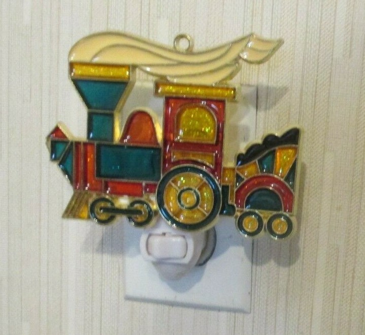 COAL CAR TRAIN NIGHTLIGHT (TRAIN SUNCATCHER LIGHT)