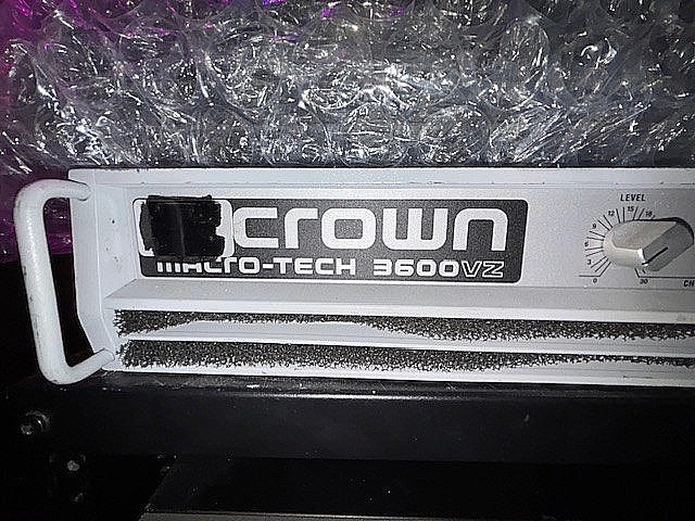 Crown MacroTech 3600 Powered Amplifier
