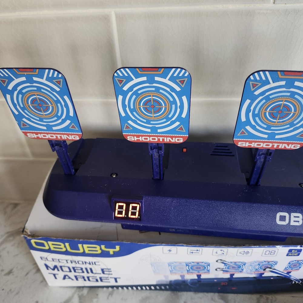 Obuby Kids Electronic Running Scoring Shooting Target, Moving and Static Modes