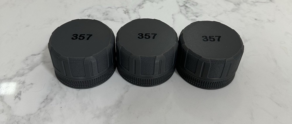 3 Pack of 357 Magnum Ammo Puck – Compact, Stackable Storage for 20 Rounds