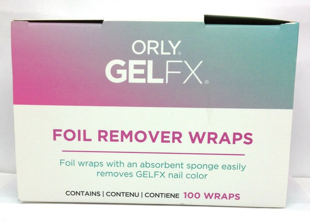 ORLY GelFx Nail - Foil Remover Wrap - 100 Sheets/Pack - #33100