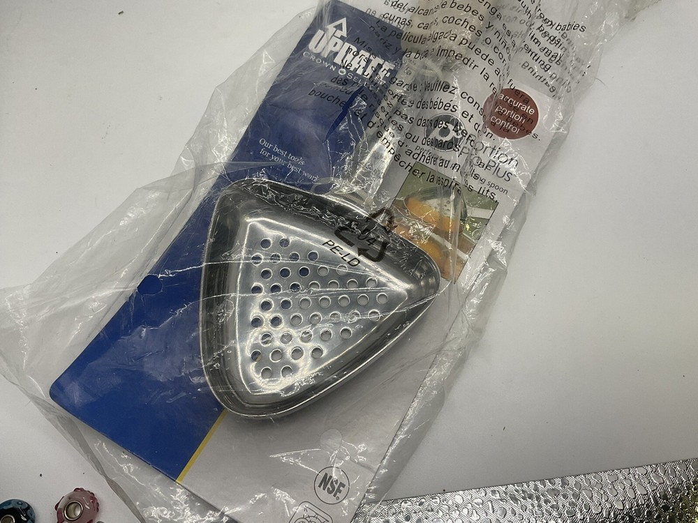 Update 3 oz Oval Perforated Portion Pro Plus Spoon New